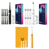 Pachet Promo Periute de dinti electrice family (Negru & Alb + Portocaliu)